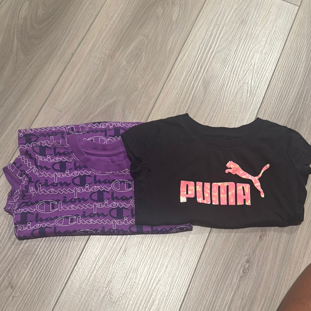 Champion Black and Purple Pajama Top Soft Sleepwear